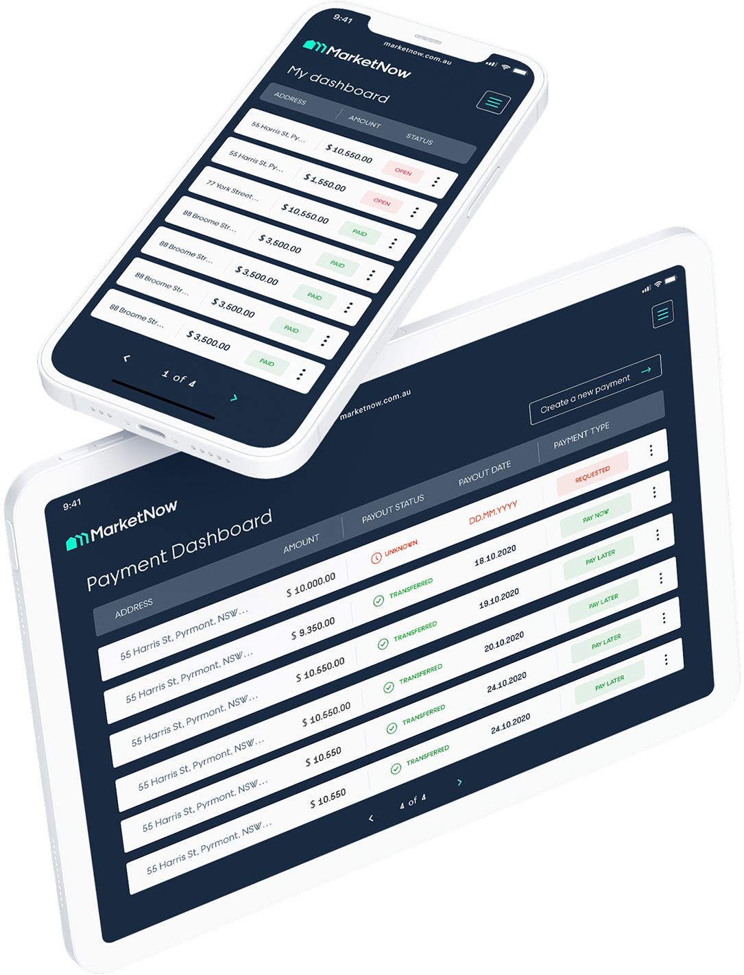 Agent-dashbord